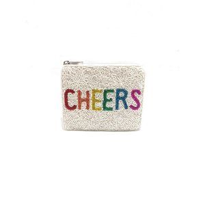 Hand Made Beaded Coin Purse "Cheers"